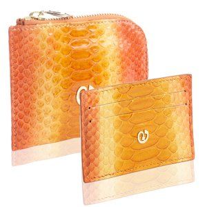 NEW NADA SAWAYA - Set of Python wallet & card case